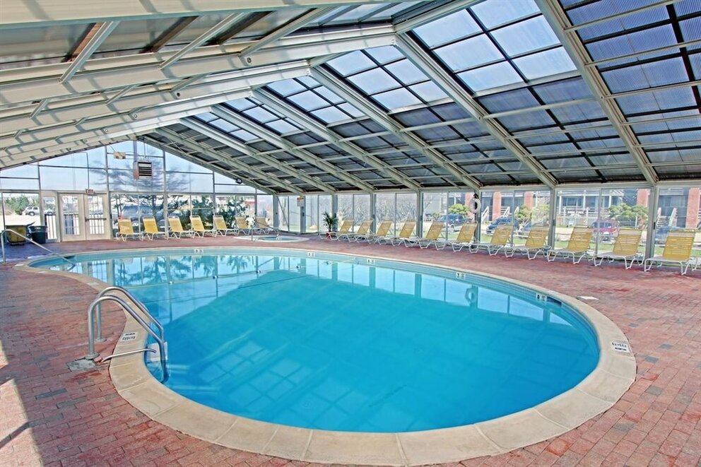 Indoor pool at our Oceanfront Montauk Hotel